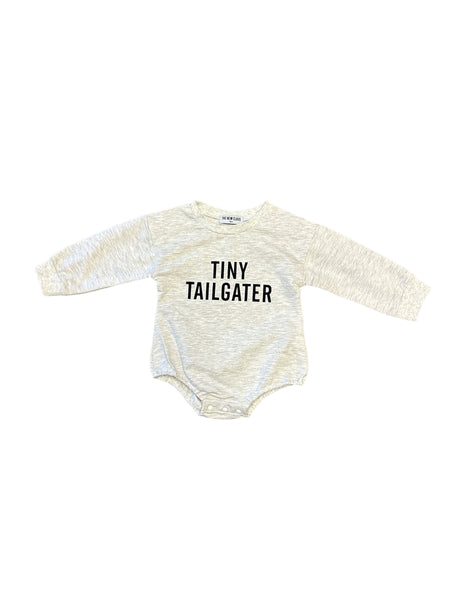 Tiny Tailgater Long Sleeve Onesie