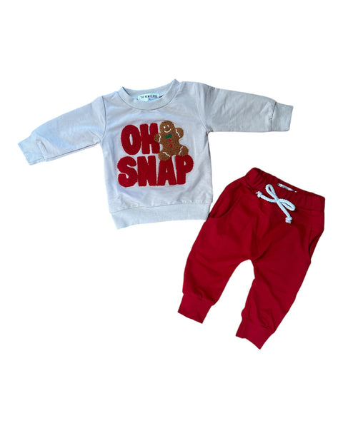 Oh Snap Gingerbread Sweat Suit