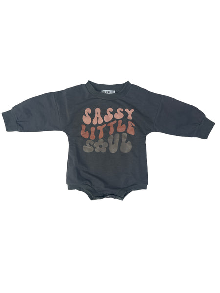 Sassy Little Soul Long Sleeve Onesie for Baby