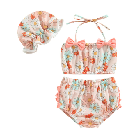 Flower Power Baby Swim Bikini