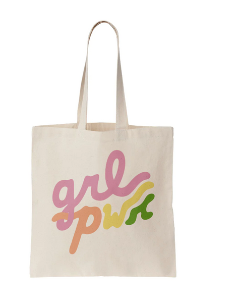 GRLPWR RAINBOW TOTE BAG