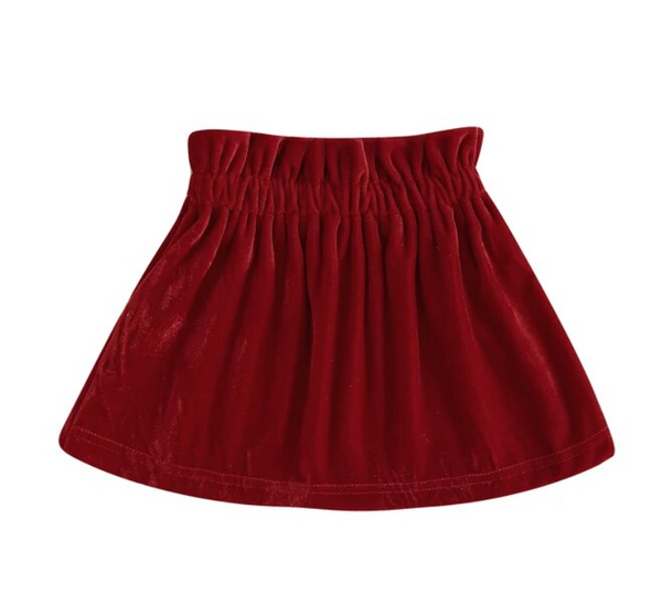 Gigi Velvet Skirt 2024