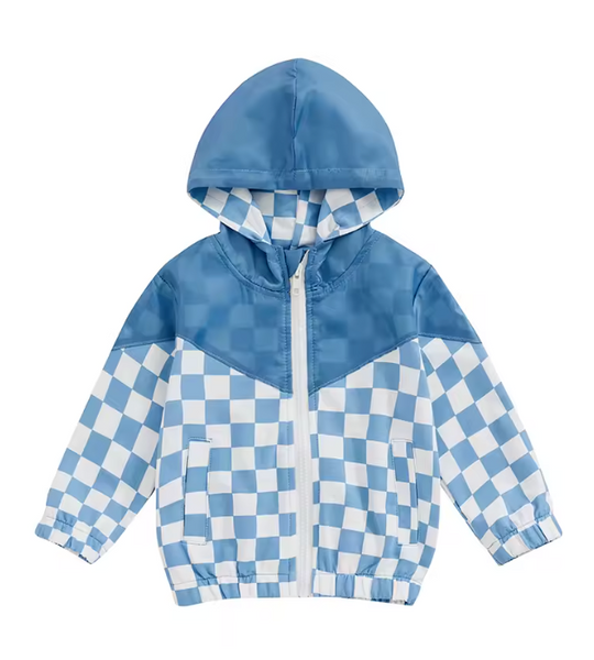 Ska Hooded Zip Up Bomber Jacket