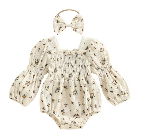 Brenda Floral Romper