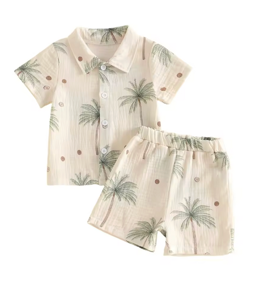 Back In Time Two Piece Short Set