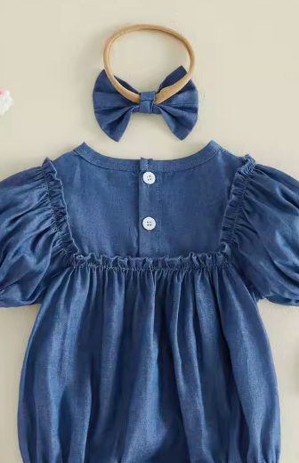 Tara Chambray Romper