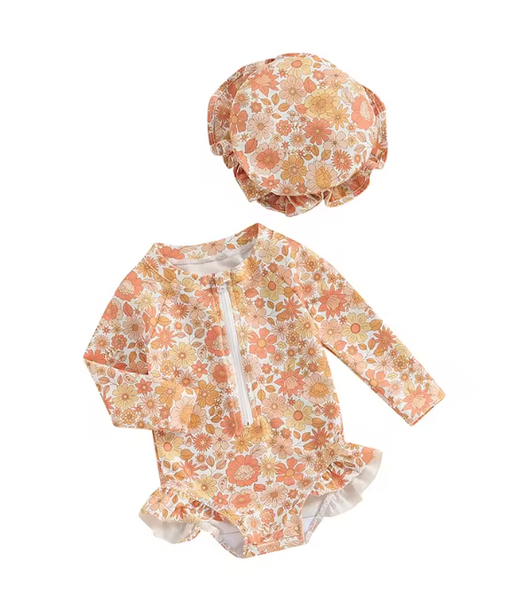 Monica Long Sleeve Swim Suit