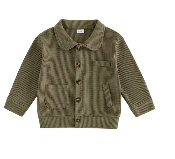 Cole Waffle Button Up