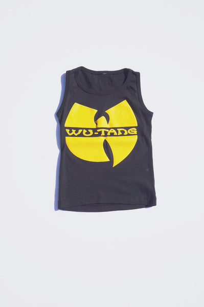 Wu-Tang Hip Hop Rap Music Black Yellow Unisex Boys Girls Kids Children Toddler Baby Infant Tank Clothes