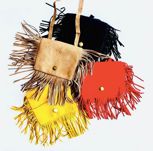 Marant Fringe Crossbody Kids Purse