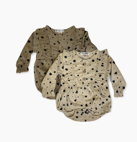 Mattisse Hearts Long Sleeve Romper