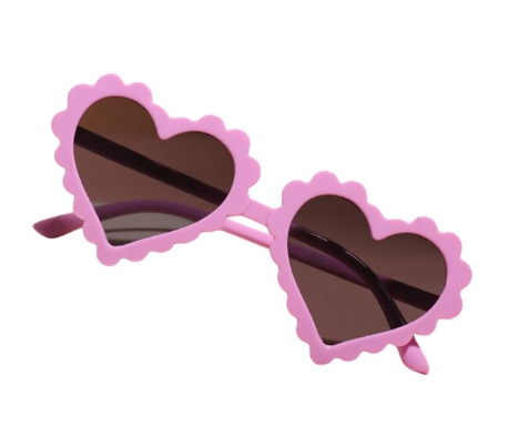 Scallop Heart Sunglasses