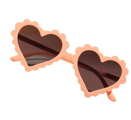 Scallop Heart Sunglasses