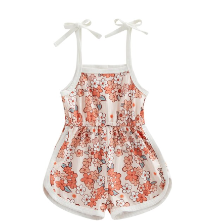 Sadie Jo Floral Kids Romper