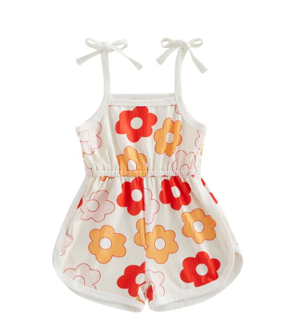 Sadie Jo Floral Kids Romper