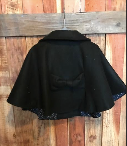Audrey Black Cape