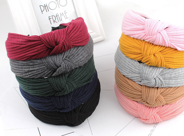 Katie Solid Knotted Headband