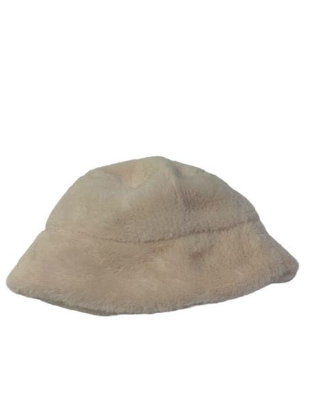 Faux Fur Kids Bowler Hat