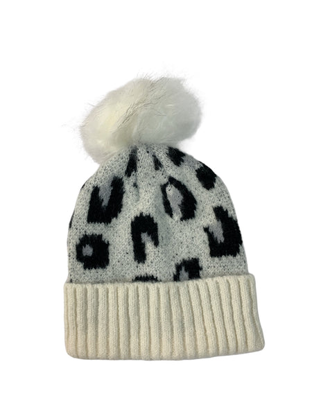 Laurent Animal Pom Beanie
