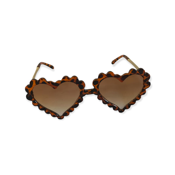 Scallop Heart Sunglasses