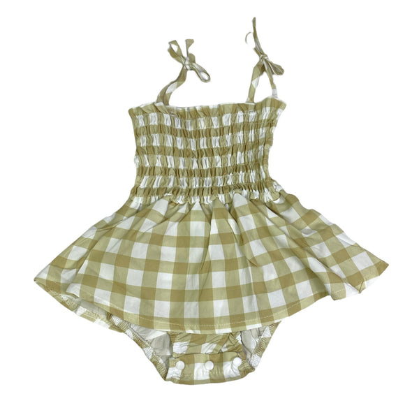 Cassini Gingham Romper