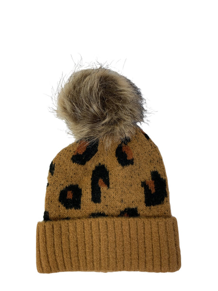 Laurent Animal Pom Beanie