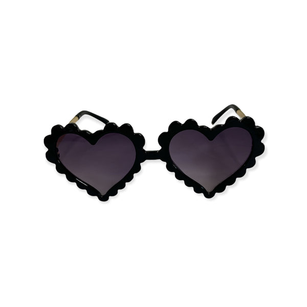 Scallop Heart Sunglasses