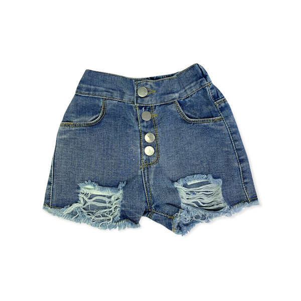 Ace Distressed Denim Short