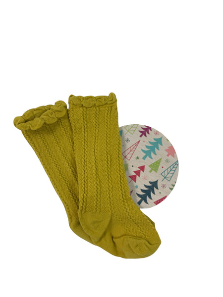 Abby Long Frilly Kid Socks