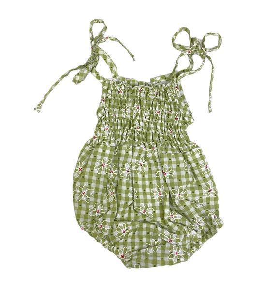 Jasmine Gingham Romper