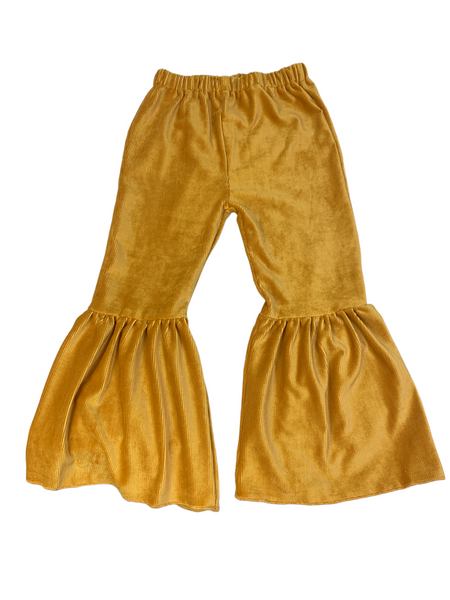 Jodie Ribbed Velvet  Kids/Girls Bell Bottom