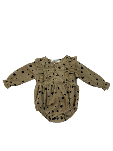 Mattisse Hearts Long Sleeve Romper