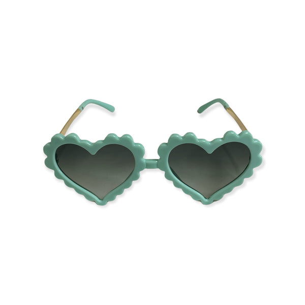 Scallop Heart Sunglasses