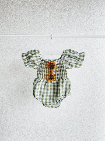 Marietta Gingham Romper