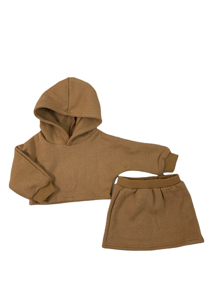 Jess Hoodie & Skirt Fleece Set