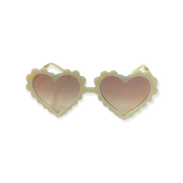 Scallop Heart Sunglasses