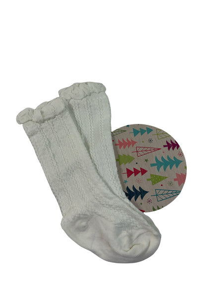 Abby Long Frilly Kid Socks