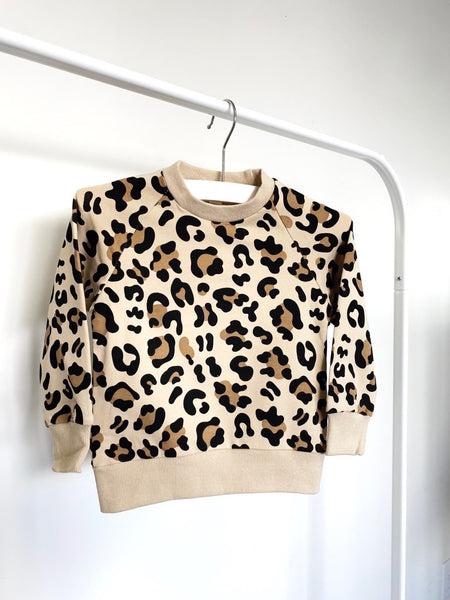 Animal Print Pullover Kids Sweatshirt