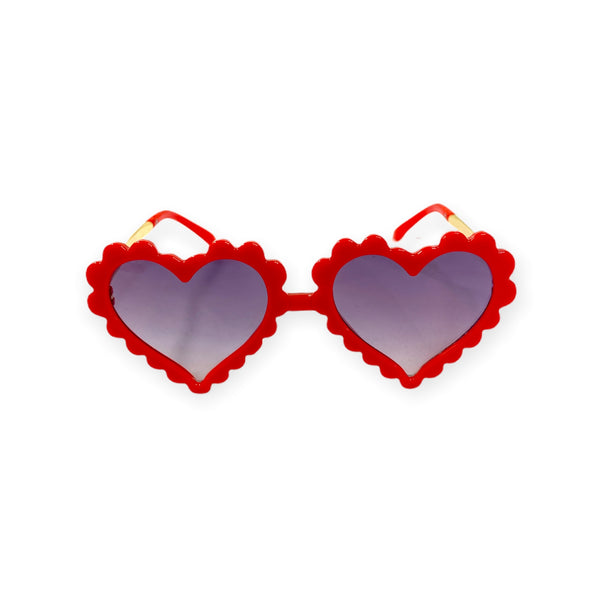 Scallop Heart Sunglasses